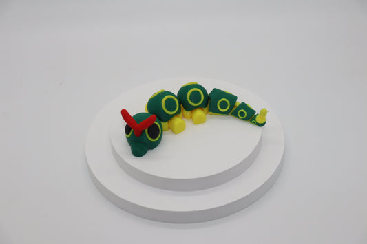 Flexi Caterpie – The Adorable 3D Printed Pokémon Companion