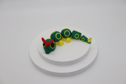 Flexi Caterpie – The Adorable 3D Printed Pokémon Companion