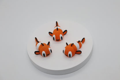 Mini Flexi Clown Fish – The Playful 3D Printed Ocean Friend