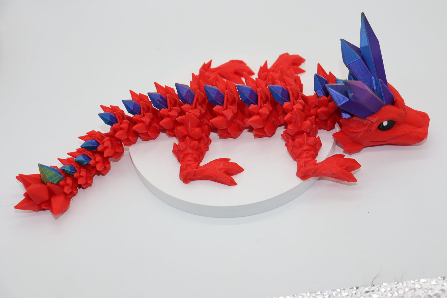 Baby Crystal Dragon – Shimmering 3D Printed Companion
