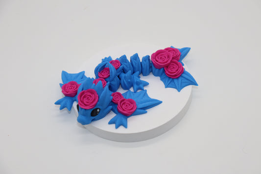 Small Rose Dragon – The Elegant 3D Printed Fantasy Companion