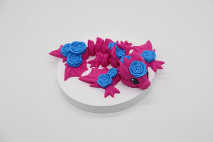 Small Rose Dragon – The Elegant 3D Printed Fantasy Companion