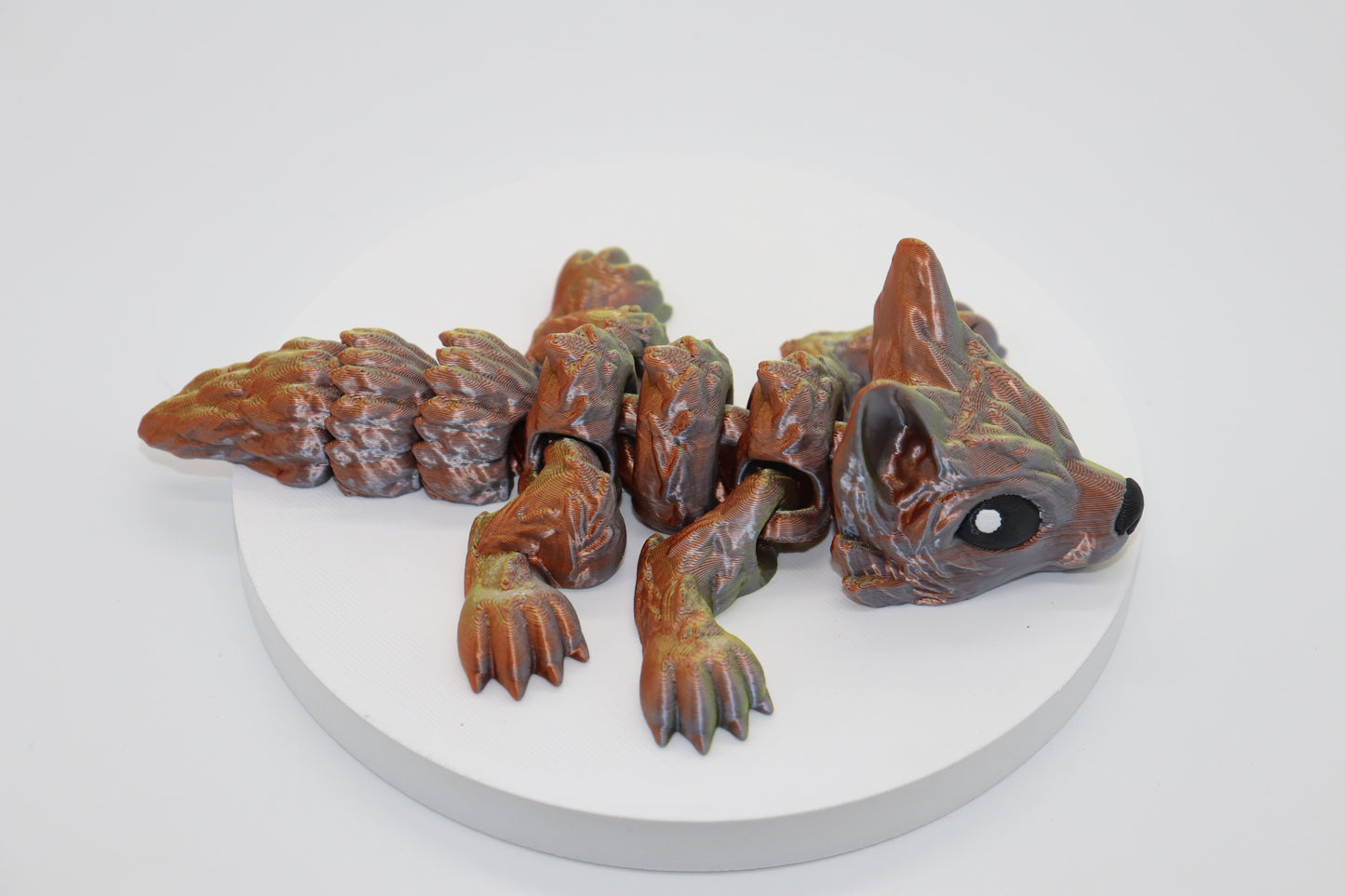 Shiny Wolf – The Sleek and Majestic 3D Printed Companion