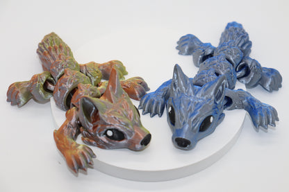 Shiny Wolf – The Sleek and Majestic 3D Printed Companion